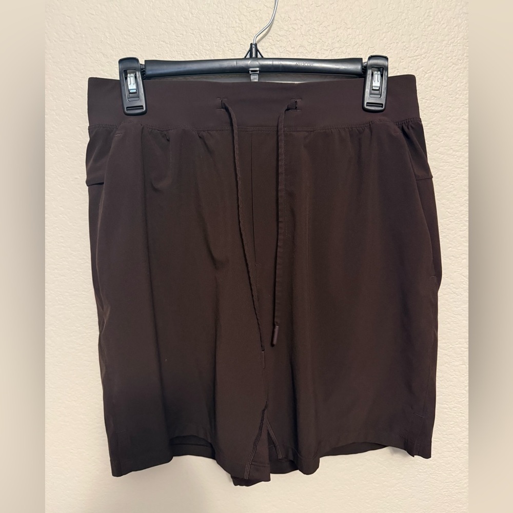 lululemon athletica Men's Brown Drawstring Athletic Shorts